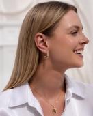 Eleganckie kolczyki sztyfty z cyrkoniami