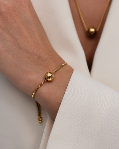 Naszyjnik bransoletka ze stali chirurgicznej