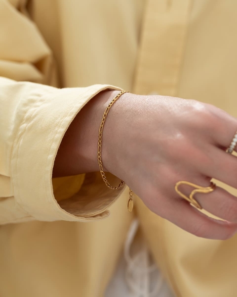 Klasyczna modowa bransoletka ze stali