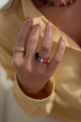 Ręcznie robiony pierścionek