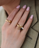 Pierścionek z tygrysim okiem