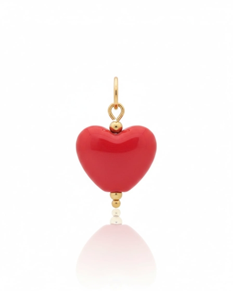 Zawieszka czerwone serce