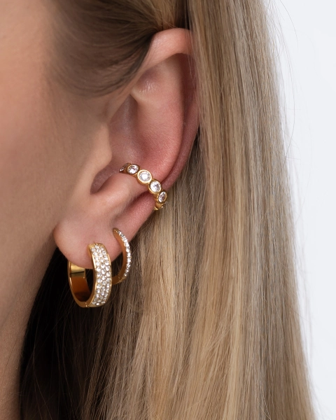 Złoty ear stack ze stali