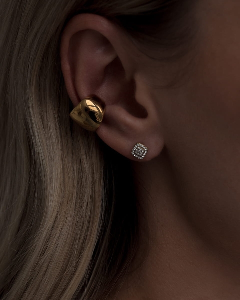 złota nausznica ze stali chirurgicznej 2024